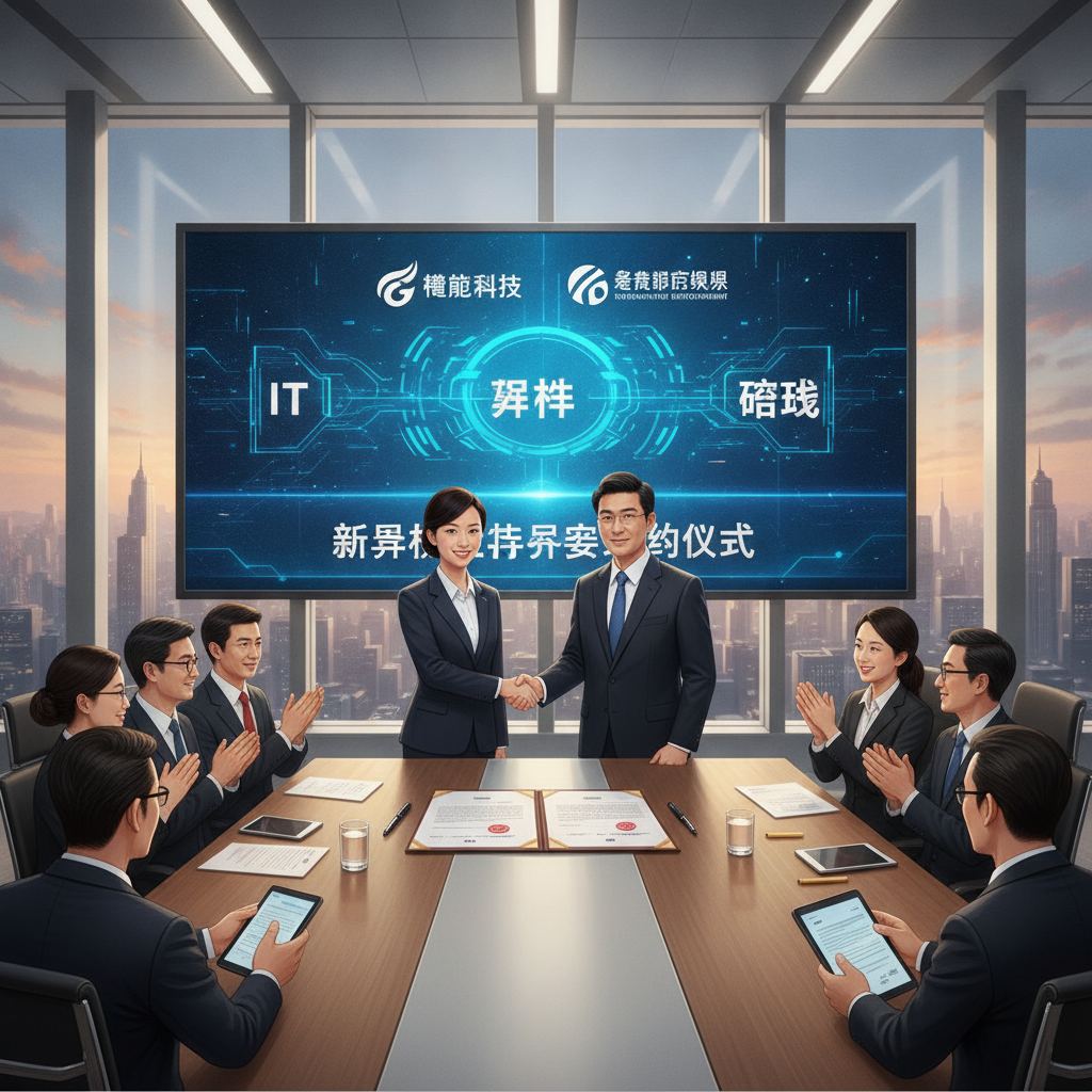 新合作伙伴关系的签约仪式